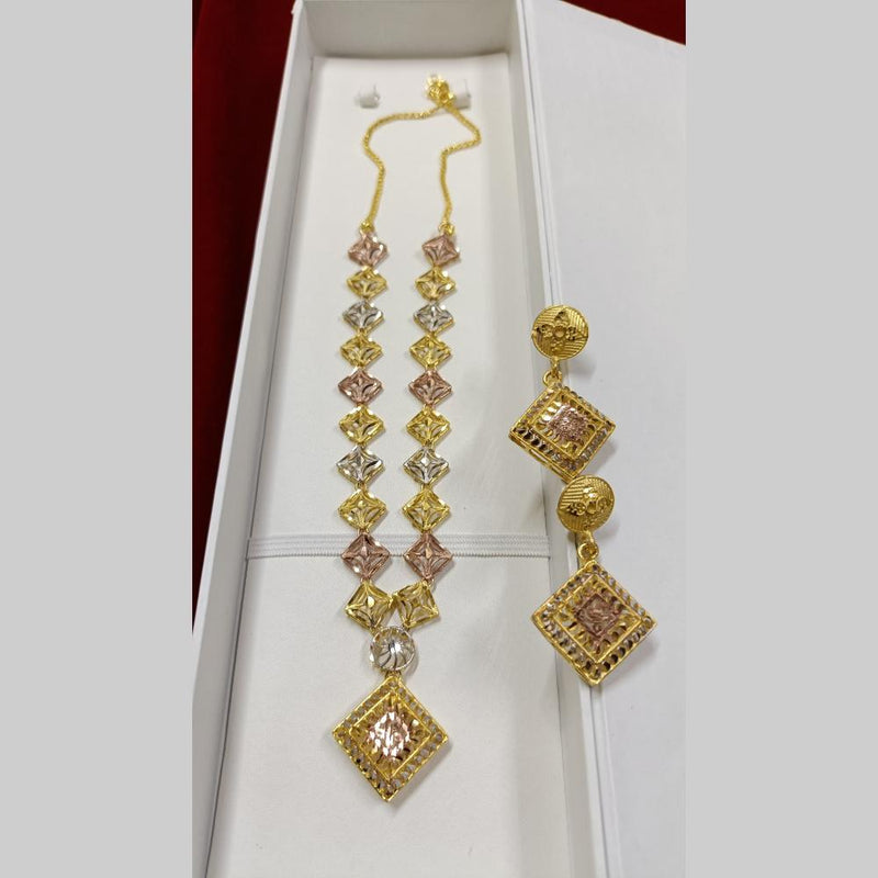 Pari Art Jewellery Multi Plated Necklace Set