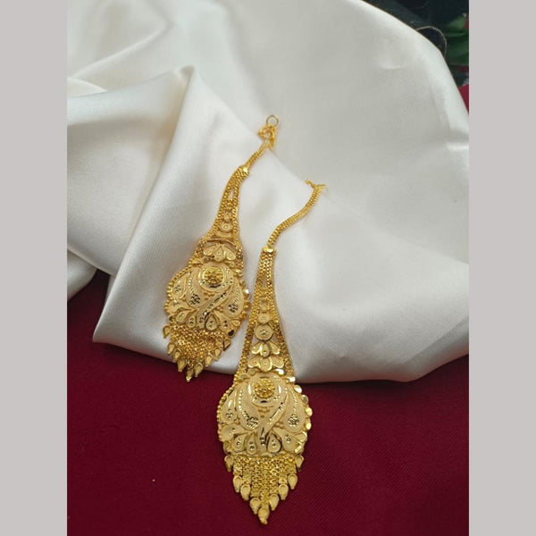 Pari Art Jewellery Forming Gold Kanchain Dangler Earrings