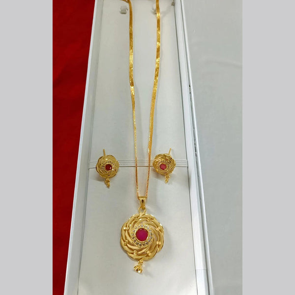 Pari Art Jewellery Forming Chain Pendant Set