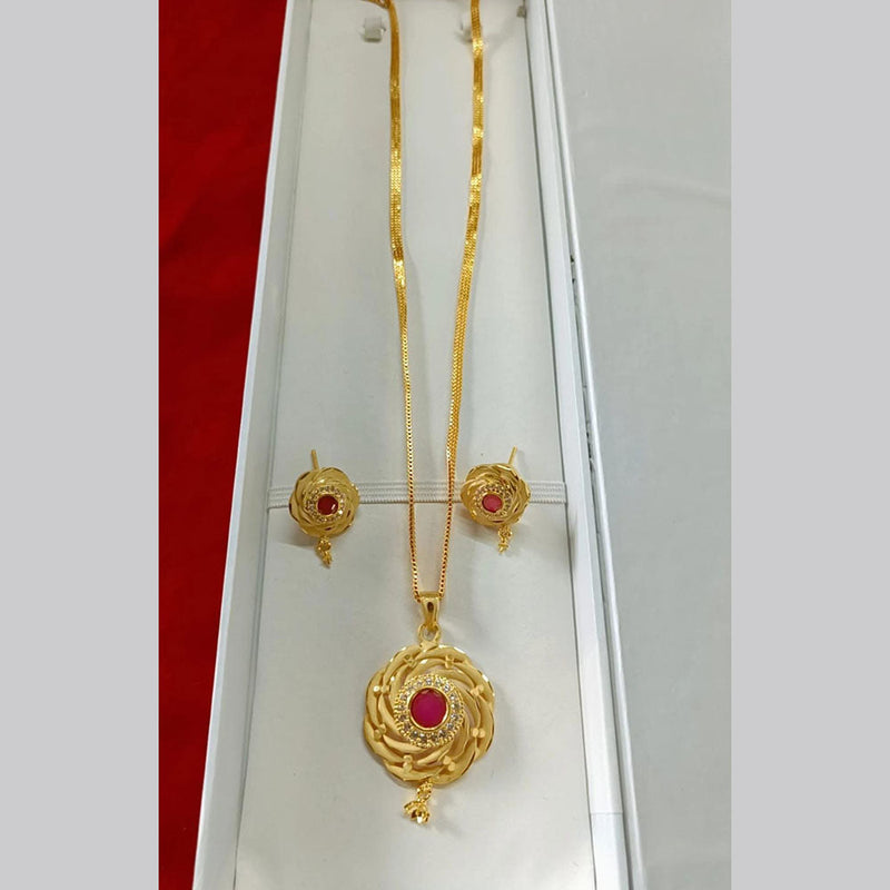 Pari Art Jewellery Forming Chain Pendant Set