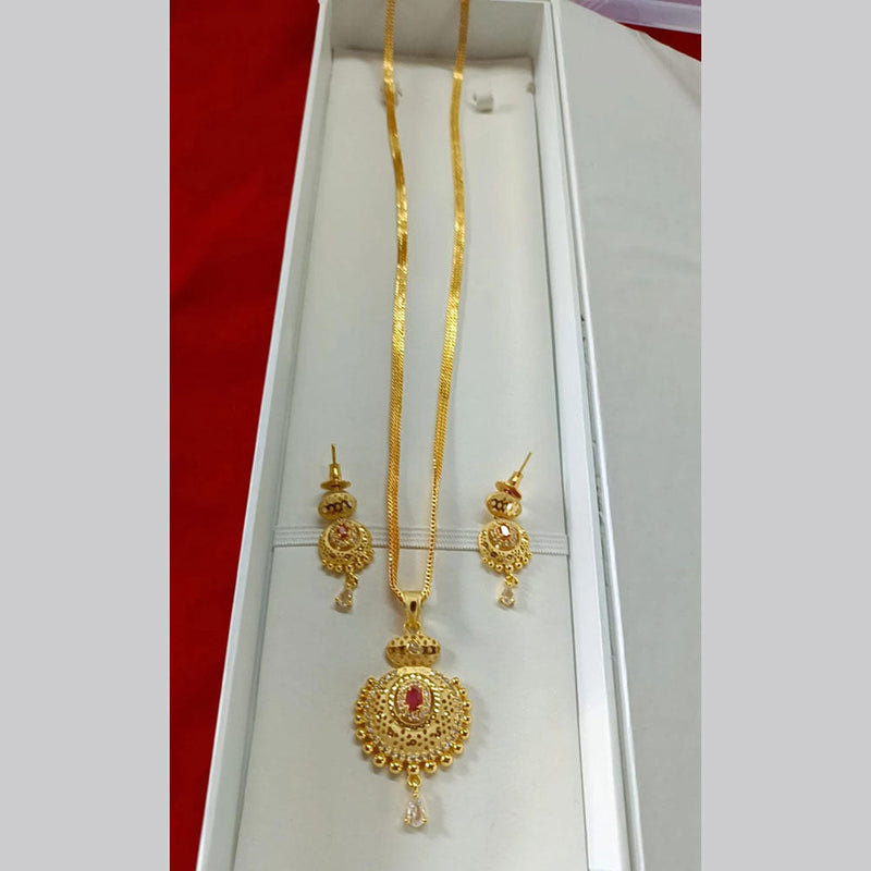 Pari Art Jewellery Forming Chain Pendant Set