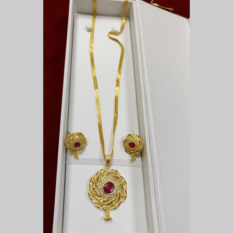 Pari Art Jewellery Forming Chain Pendant Set