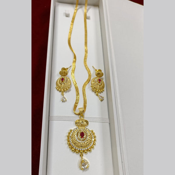 Pari Art Jewellery Forming Chain Pendant Set