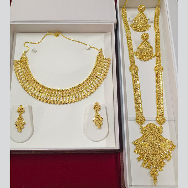 Pari Art Jewellery Forming Double Necklace Set