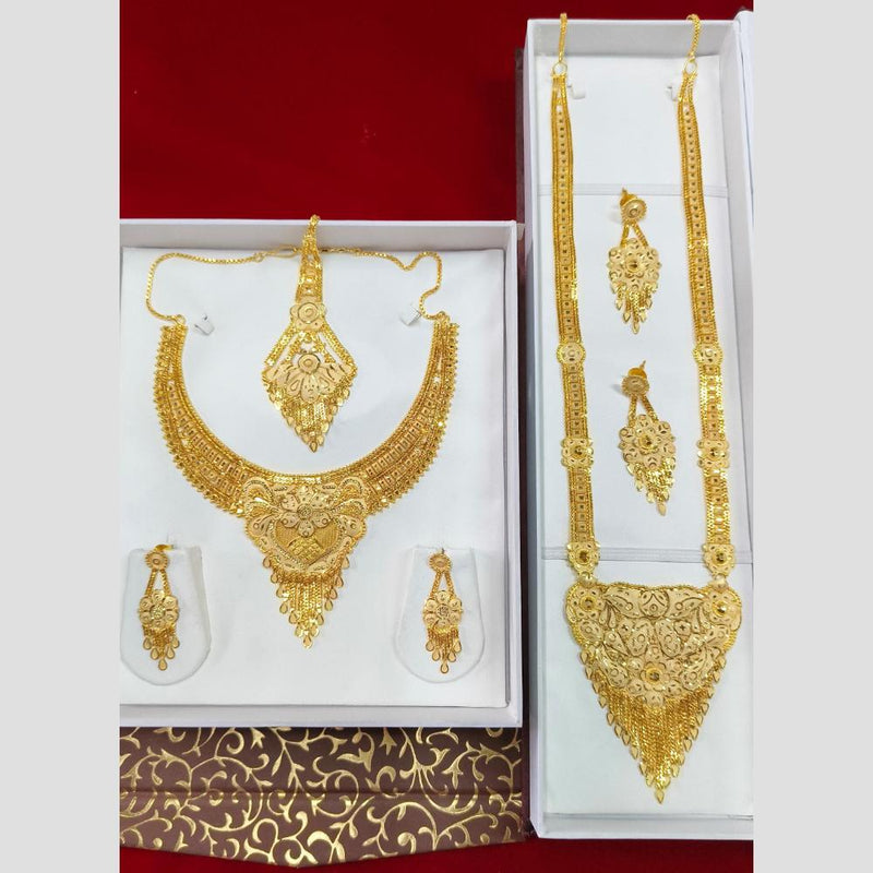 Pari Art Jewellery Forming Double Necklace Set