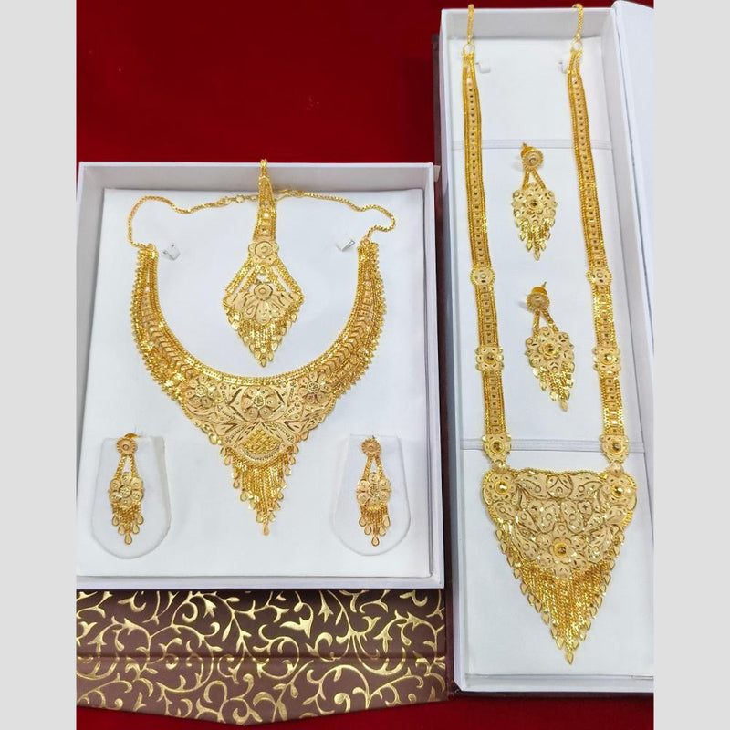 Pari Art Jewellery Forming Double Necklace Set