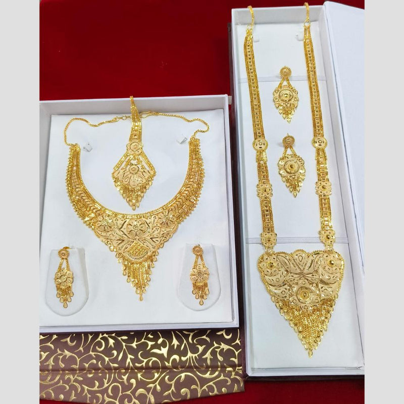 Pari Art Jewellery Forming Double Necklace Set