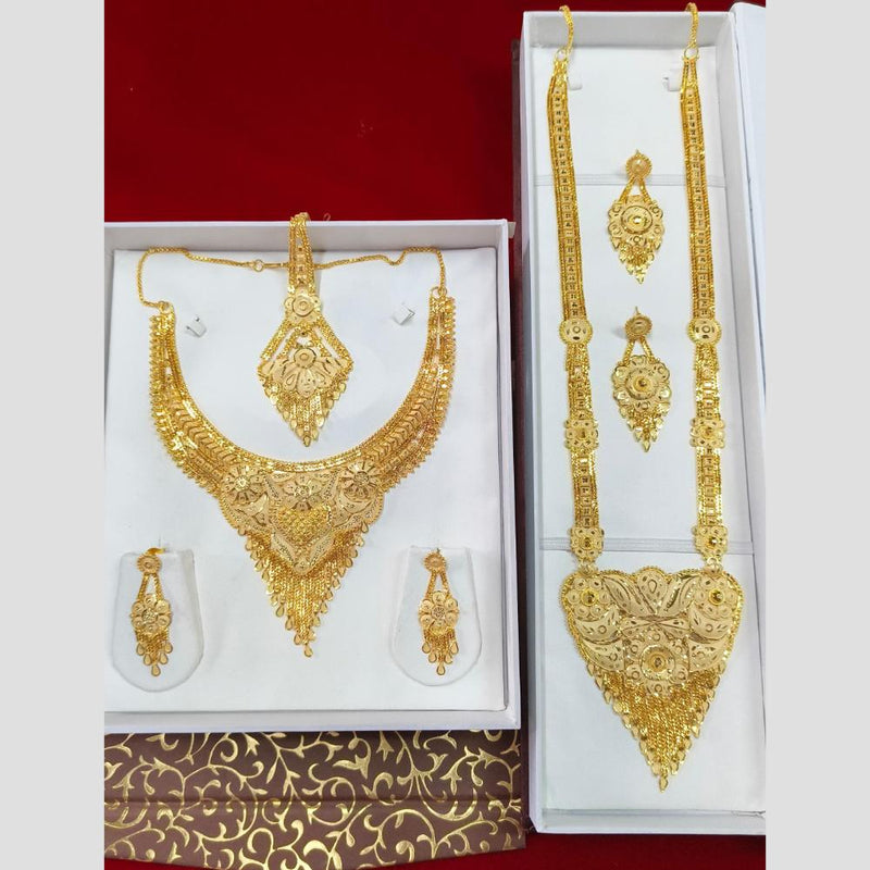 Pari Art Jewellery Forming Double Necklace Set