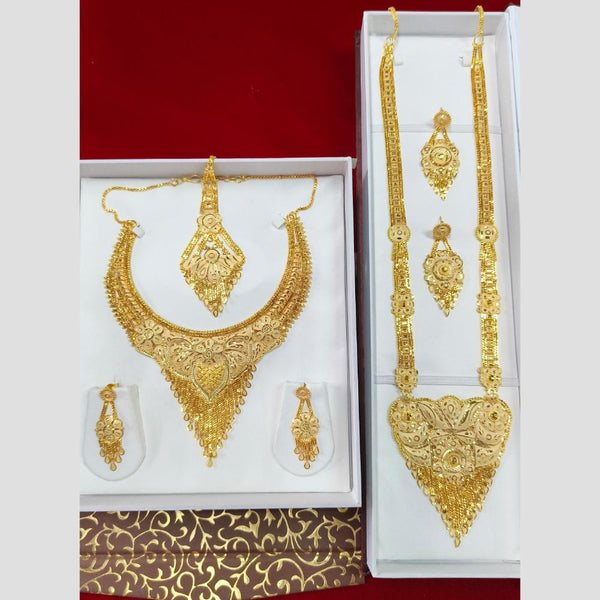 Pari Art Jewellery Forming Double Necklace Set