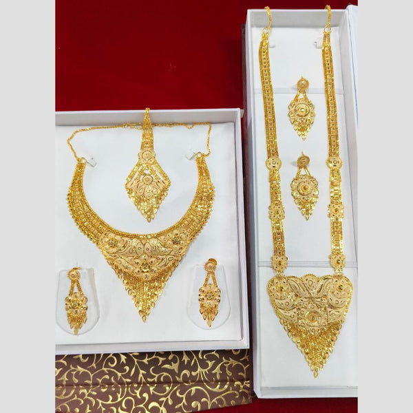 Pari Art Jewellery Forming Double Necklace Set