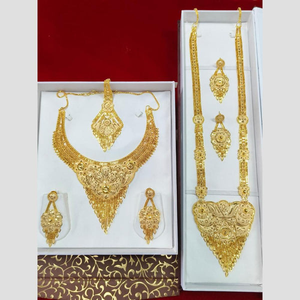 Pari Art Jewellery Forming Double Necklace Set