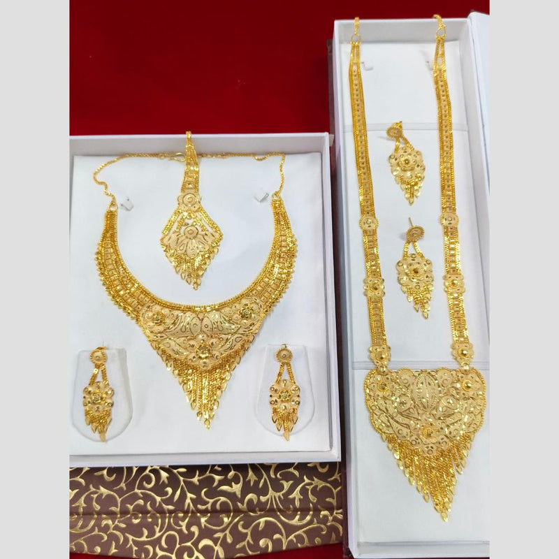 Pari Art Jewellery Forming Double Necklace Set