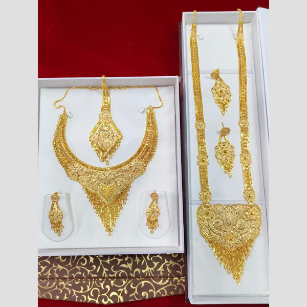 Pari Art Jewellery Forming Double Necklace Set