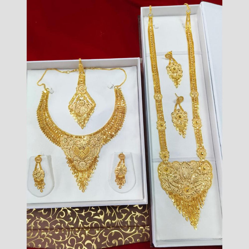 Pari Art Jewellery Forming Double Necklace Set