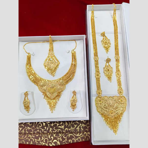 Pari Art Jewellery Forming Double Necklace Set