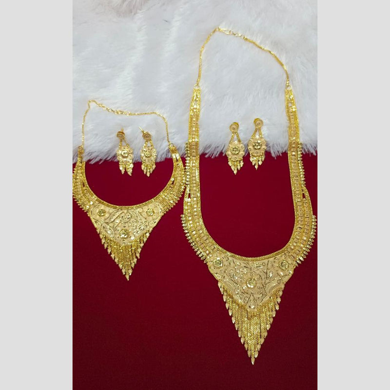 Pari Art Jewellery Forming Double Necklace Set