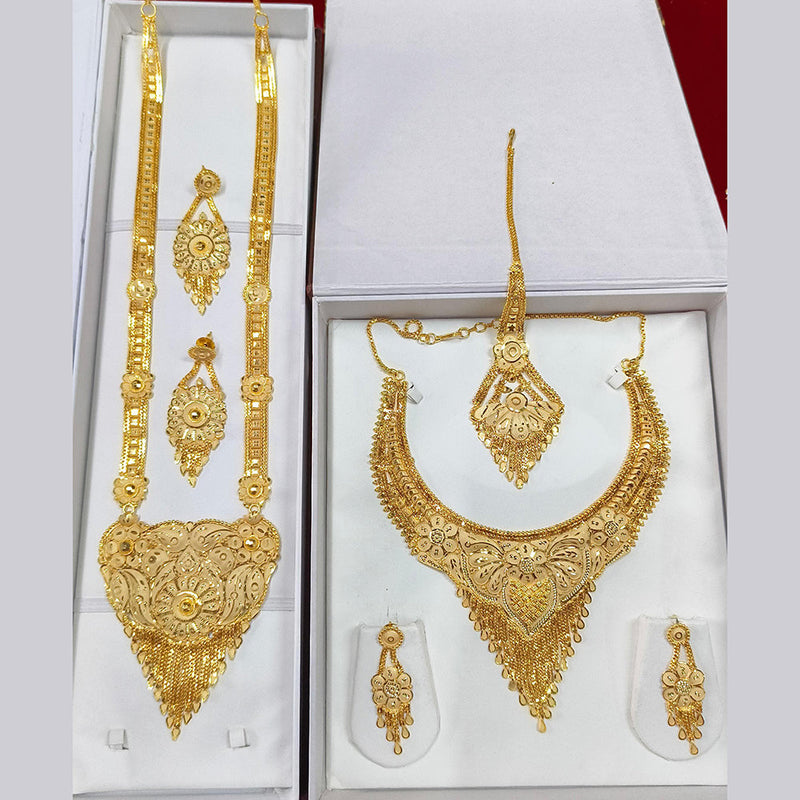 Pari Art Jewellery Forming Double Necklace Set