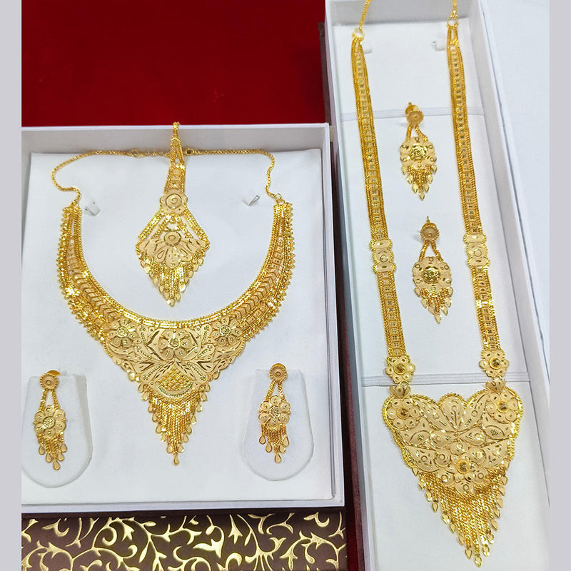 Pari Art Jewellery Forming Double Necklace Set