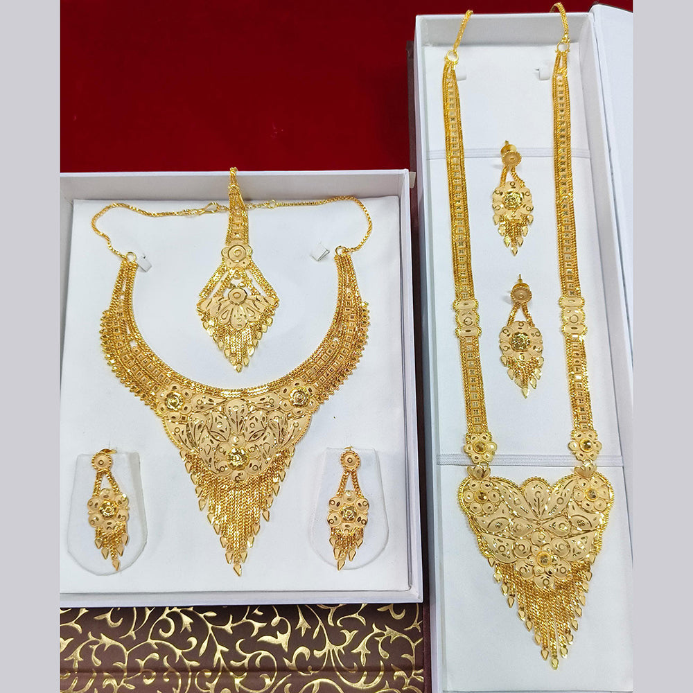 Pari Art Jewellery Forming Double Necklace Set