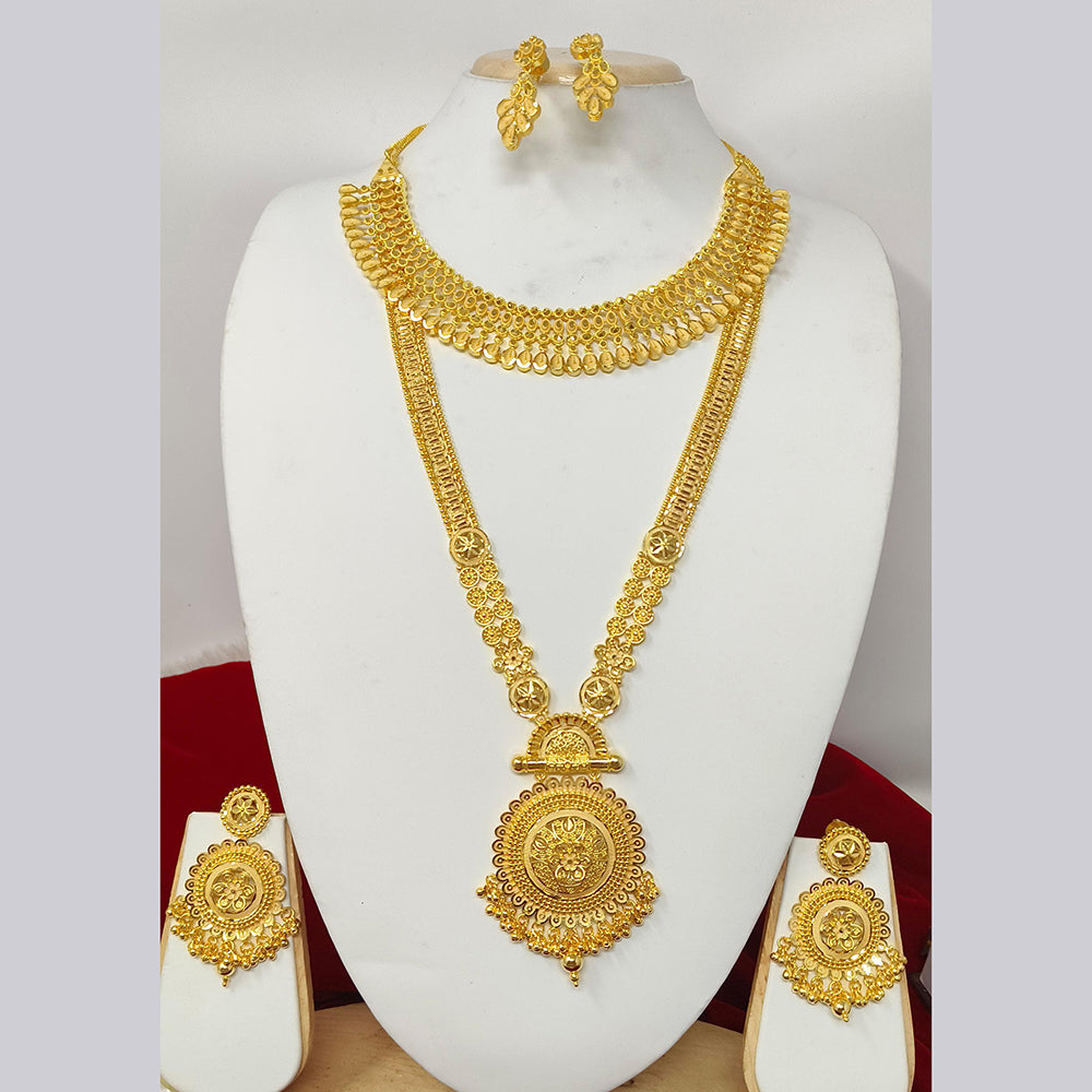 Pari Art Jewellery Forming Double Necklace Set