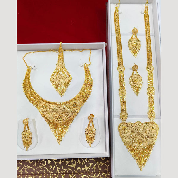 Pari Art Jewellery Forming Double Necklace Set