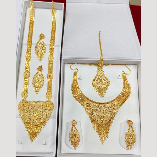 Pari Art Jewellery Forming Double Necklace Set