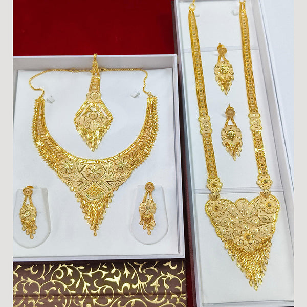 Pari Art Jewellery Forming Double Necklace Set