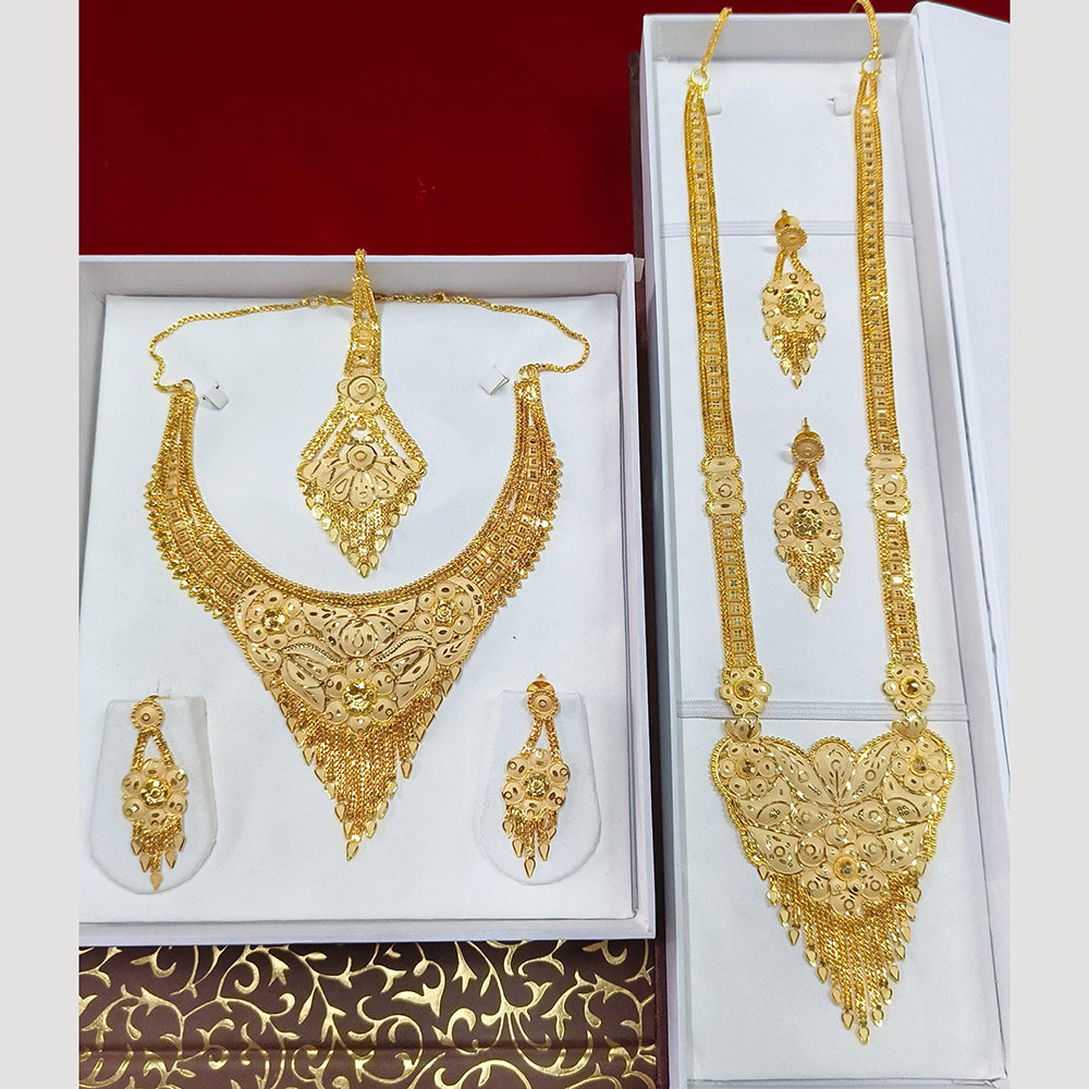 Pari Art Jewellery Forming Double Necklace Set