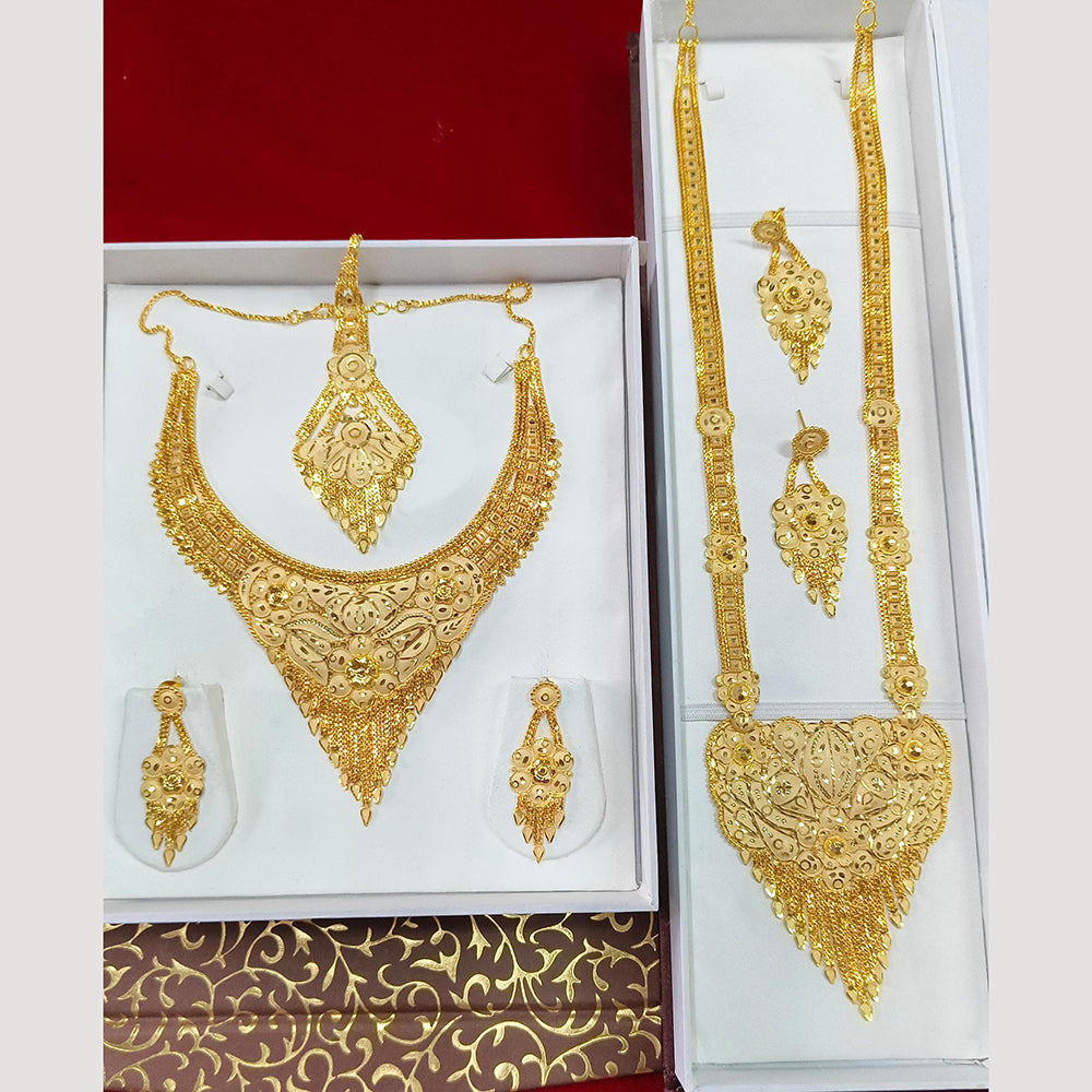 Pari Art Jewellery Forming Double Necklace Set