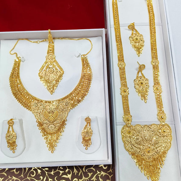 Pari Art Jewellery Forming Double Necklace Set