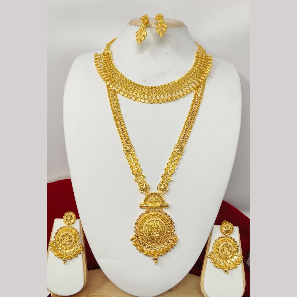 Pari Art Jewellery Forming Double Necklace Set