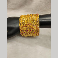 Pari Art Jewellery Forming Pota Stone Bangles Set