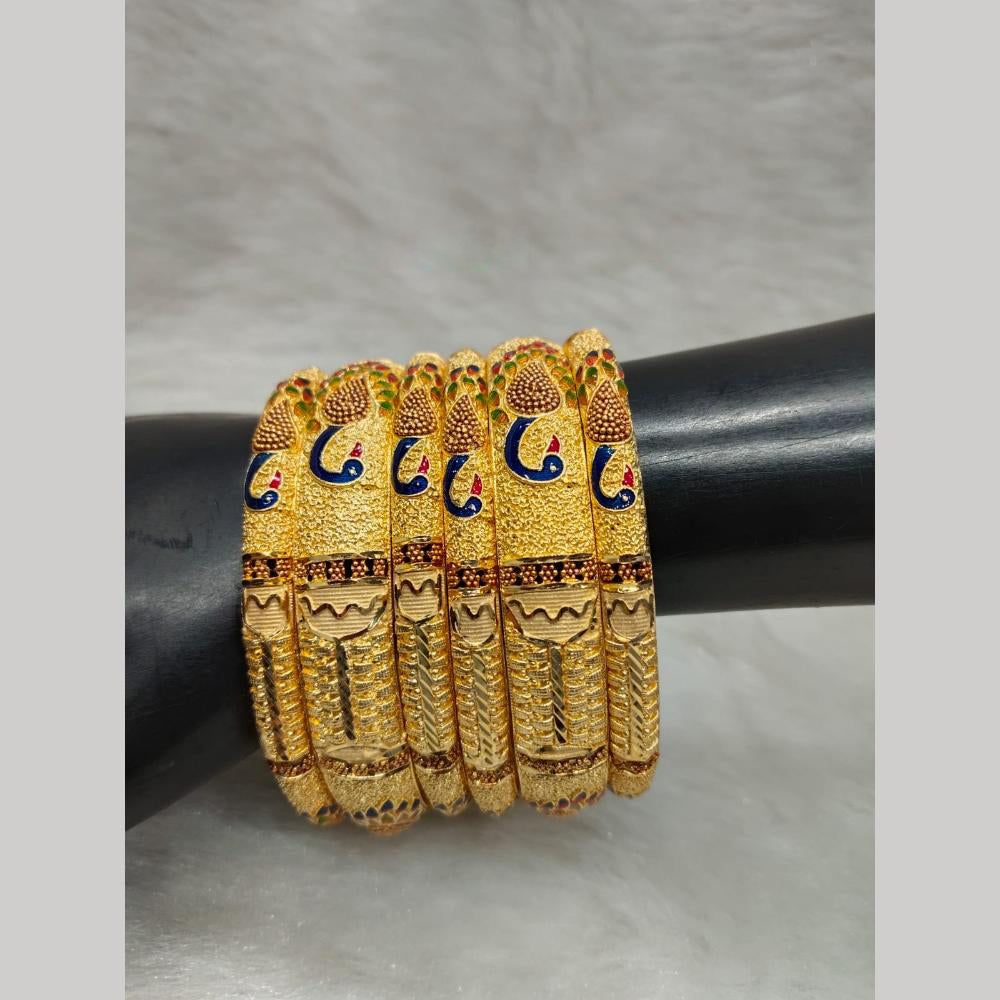 Pari Art Jewellery Forming Meenakari Bangles Set