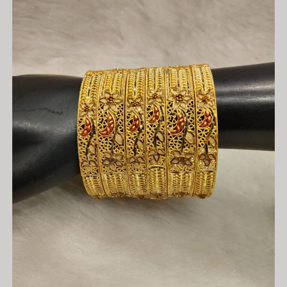 Pari Art Jewellery Forming Meenakari Bangles Set