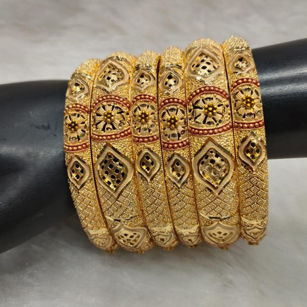 Pari Art Jewellery Forming Meenakari Bangles Set