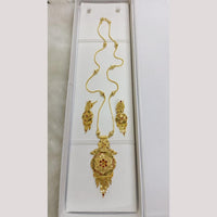 Pari Art Jewellery Forming Gold Necklace Set