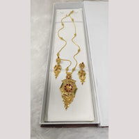 Pari Art Jewellery Forming Gold Necklace Set