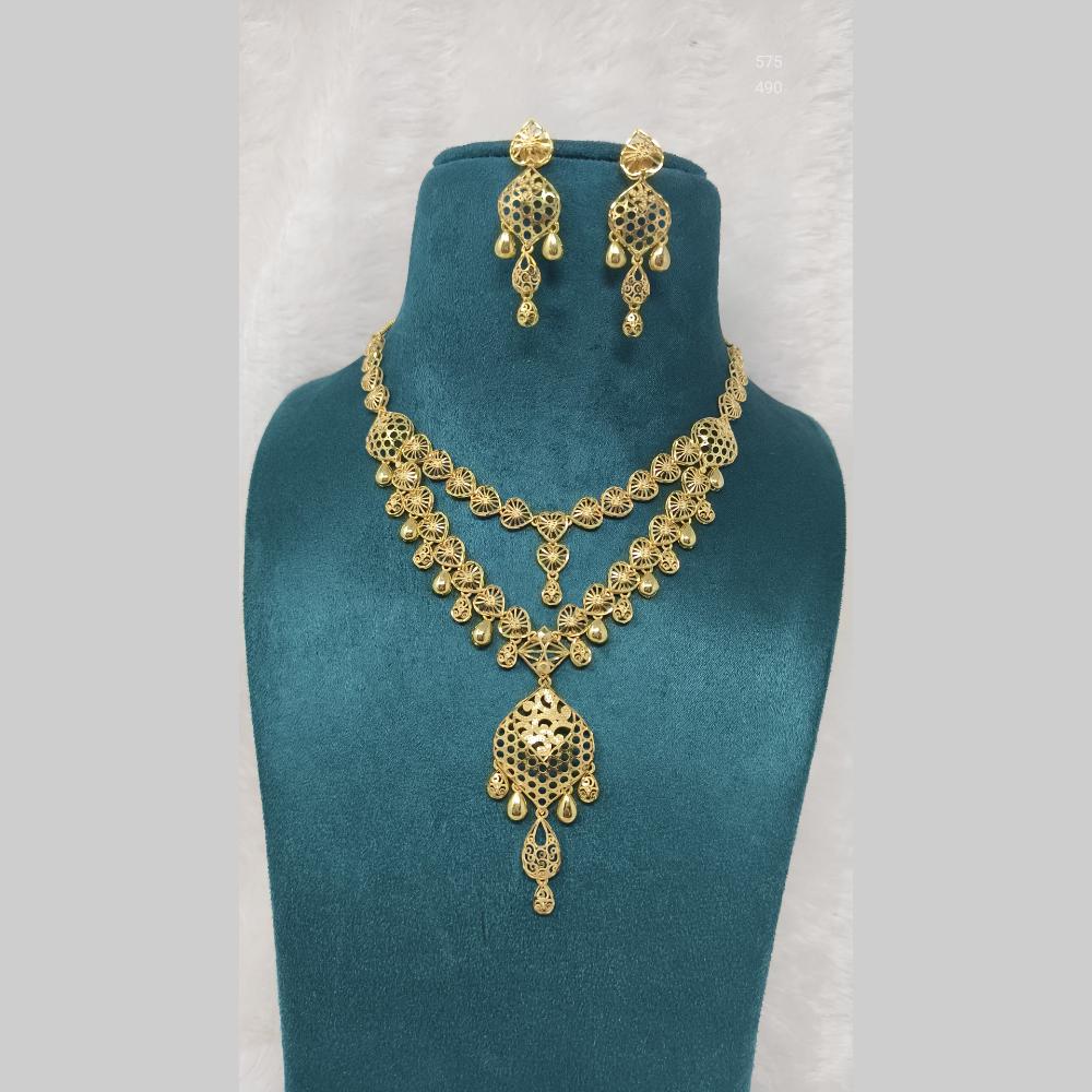 Pari Art Jewellery Antique Look Forming Necklace Set