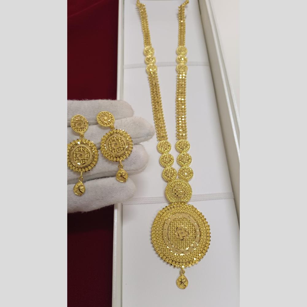 Pari Art Jewellery Designer Gold Plated Necklace Set