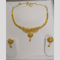Pari Art Jewellery Designer Forming Gold Plated Necklace Set