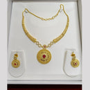 Pari Art Jewellery Designer Forming Gold Plated Necklace Set