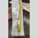 Pari Art Jewellery Designer Forming Gold Plated Long Necklace Set