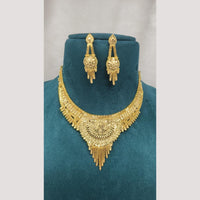 Pari Art Jewellery Forming Classic Gold Necklace Set
