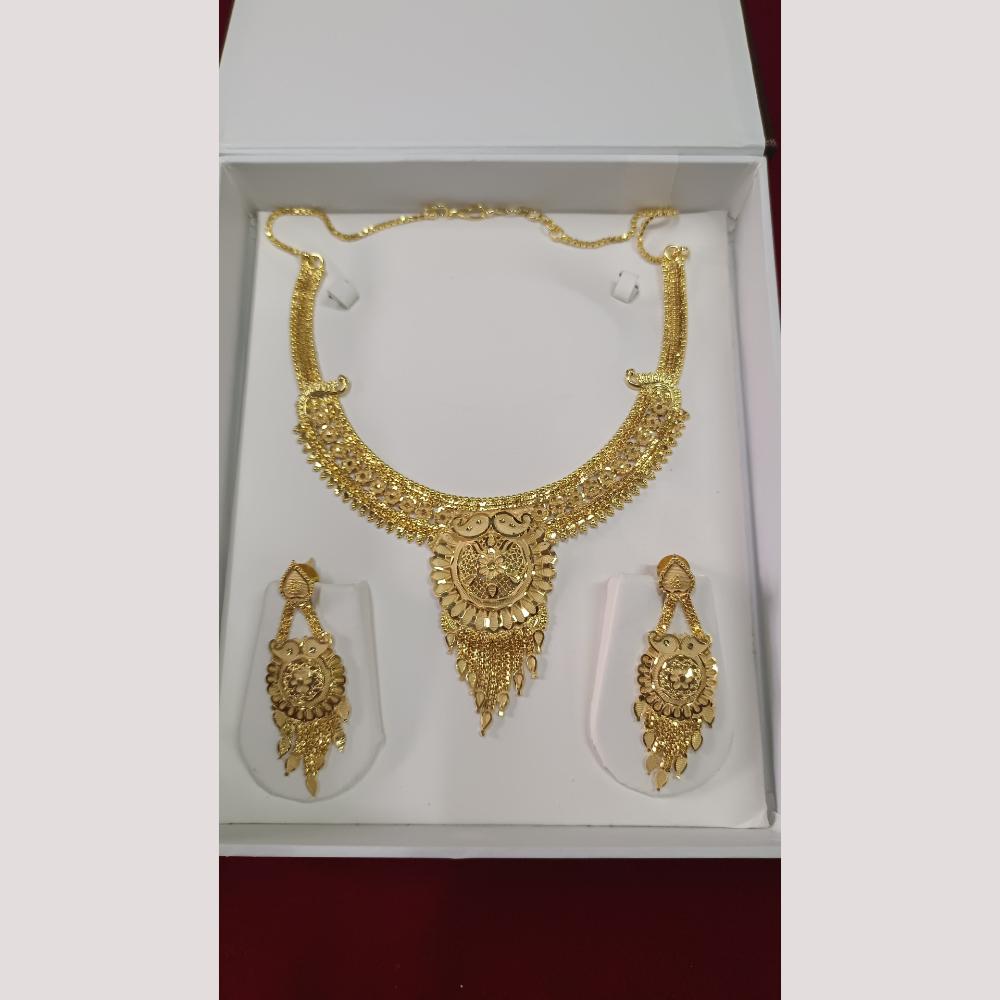 Pari Art Jewellery Forming Floral Design Necklace Set