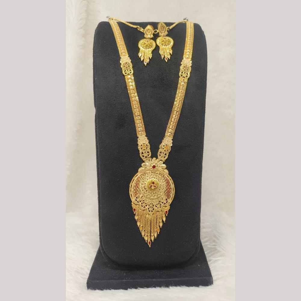 Pari Art Jewellery Designer Forming Motif Jewellery Long Necklace Set