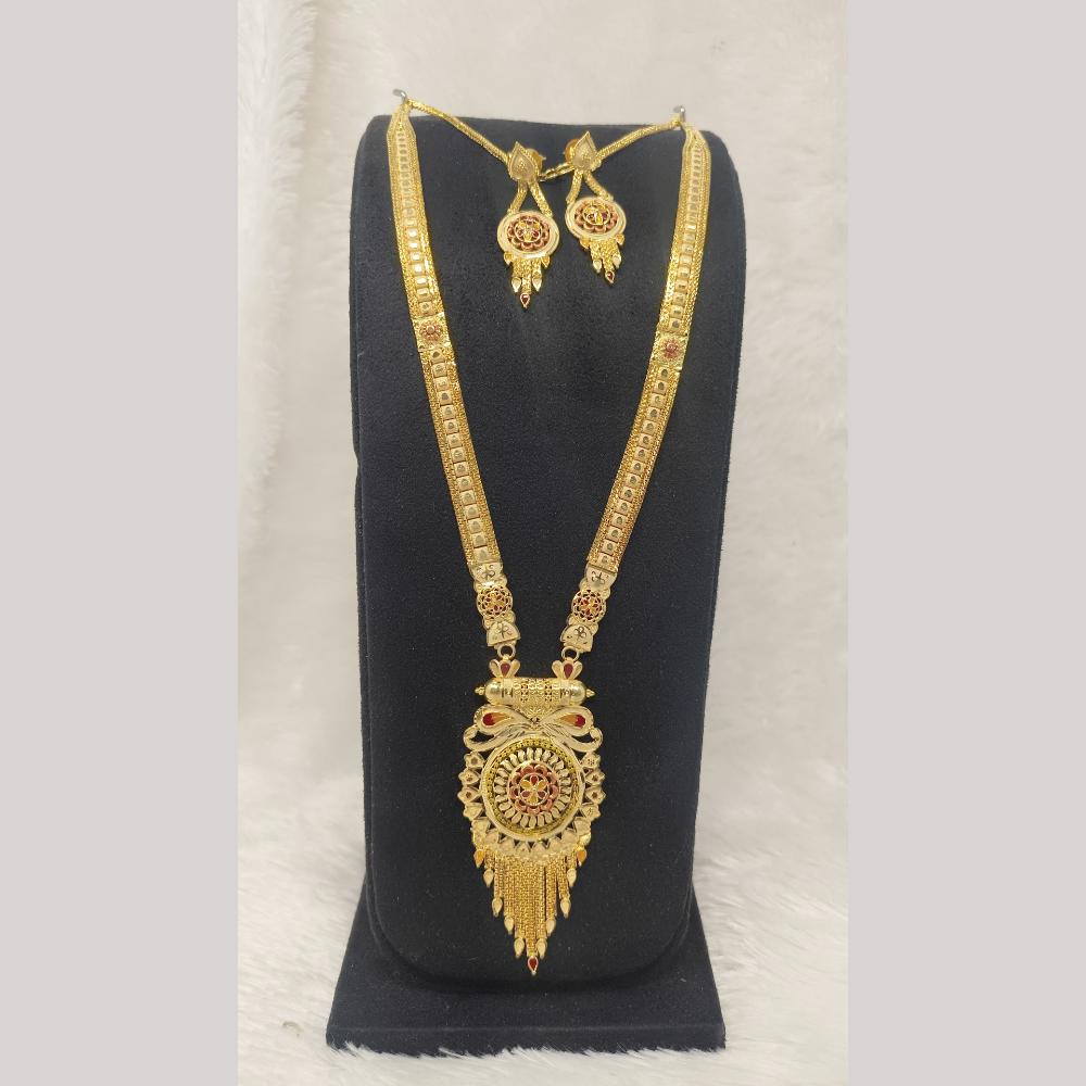 Pari Art Jewellery Designer Forming Motif Jewellery Long Necklace Set