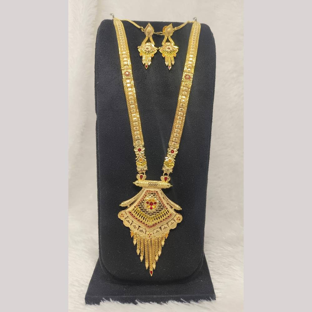 Pari Art Jewellery Designer Forming Motif Jewellery Long Necklace Set
