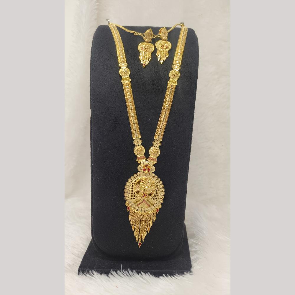 Pari Art Jewellery Designer Forming Motif Jewellery Long Necklace Set