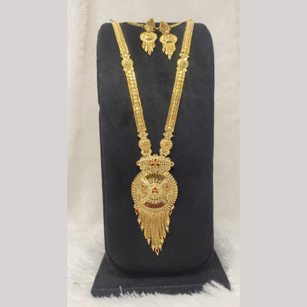 Pari Art Jewellery Designer Forming Motif Jewellery Long Necklace Set