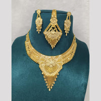 Pari Art Jewellery Luxe Gleam Fashion Forming Gold Necklace Set 